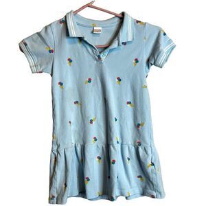 Penelope plum size 5 girls 100% cotton ice cream dress